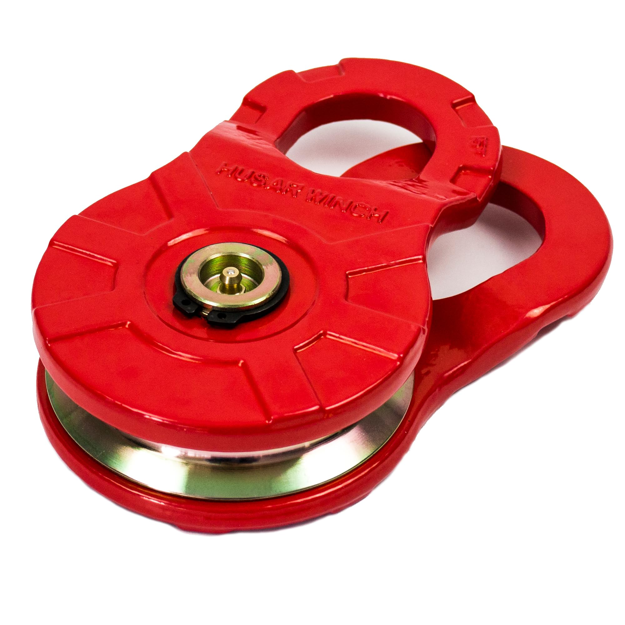 Poulie de Mouflage S 15T, Capacité de Charge 15000 kg Double la Force de Traction, change la direction du Corde,Soulage le Moteur idéal pour Traction,Camions,Remorques et Tout-terrain,4x4