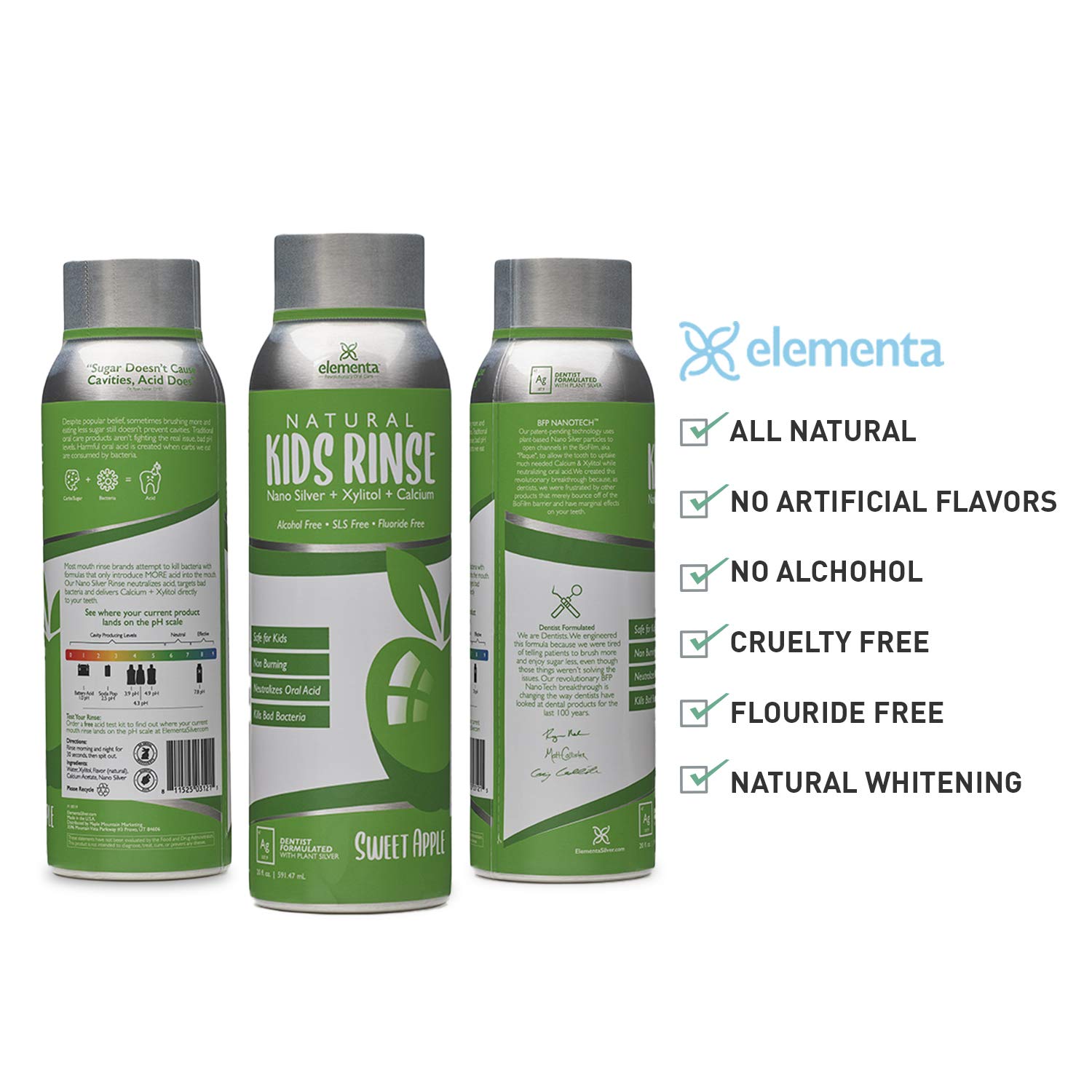 Buy Elementa Essentials Kids Mouthwash Nano Silver All Natural