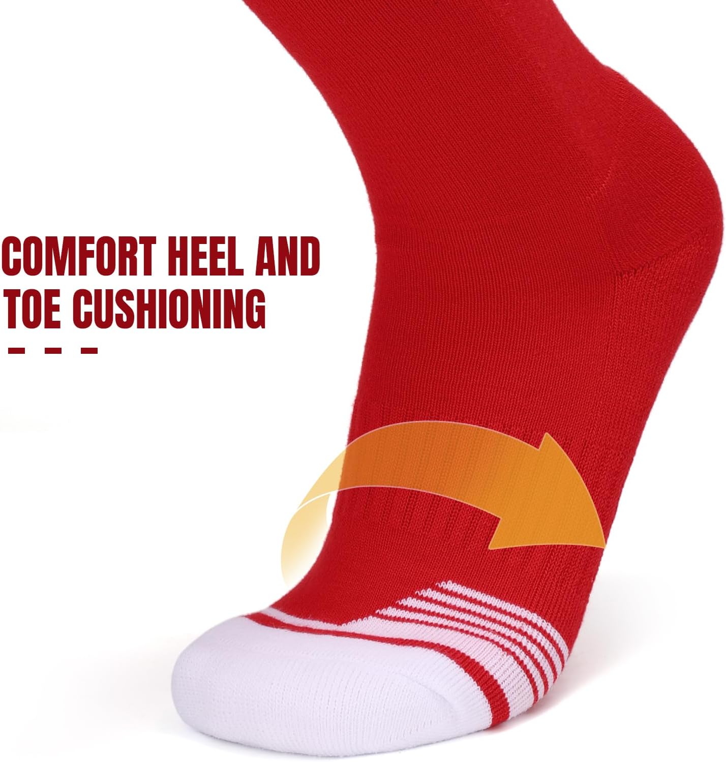 Baseball Soccer Softball Socks for Kids Youth & Adult Over-The-Calf Knee High Football Socks for Men Women Boys Girls