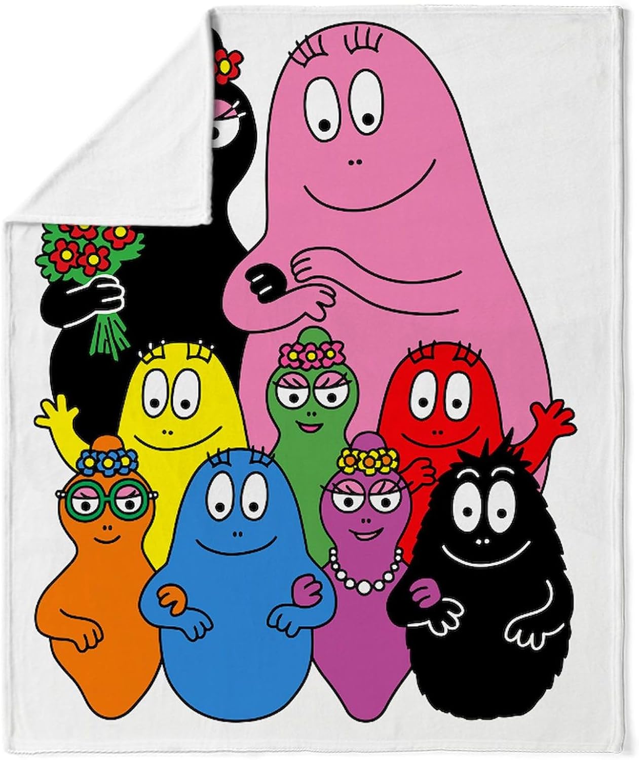 CafePress Barbapapa Family Throw Blanket Super Soft Fleece Plush Throw Blanket, 60"x50"
