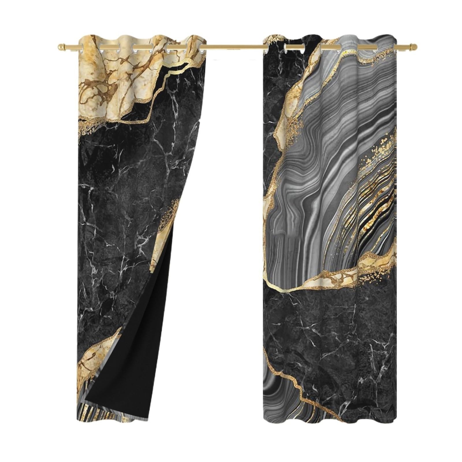 Rideaux occultants pour salon contre la chaleur et le jour