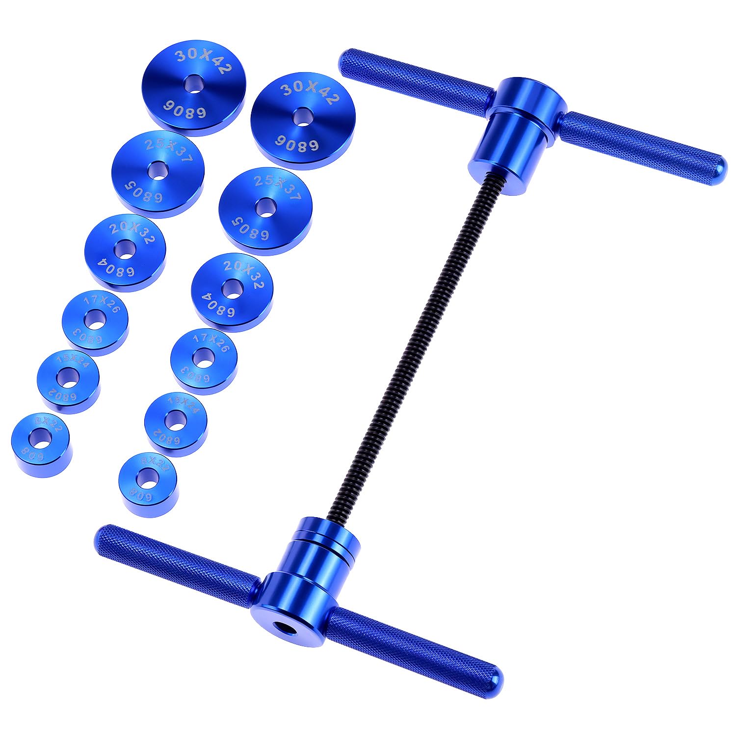 Image secondaire de Outil de Compression pour Roulements de Vélo QWORK - Aluminium Anodisé avec Étui