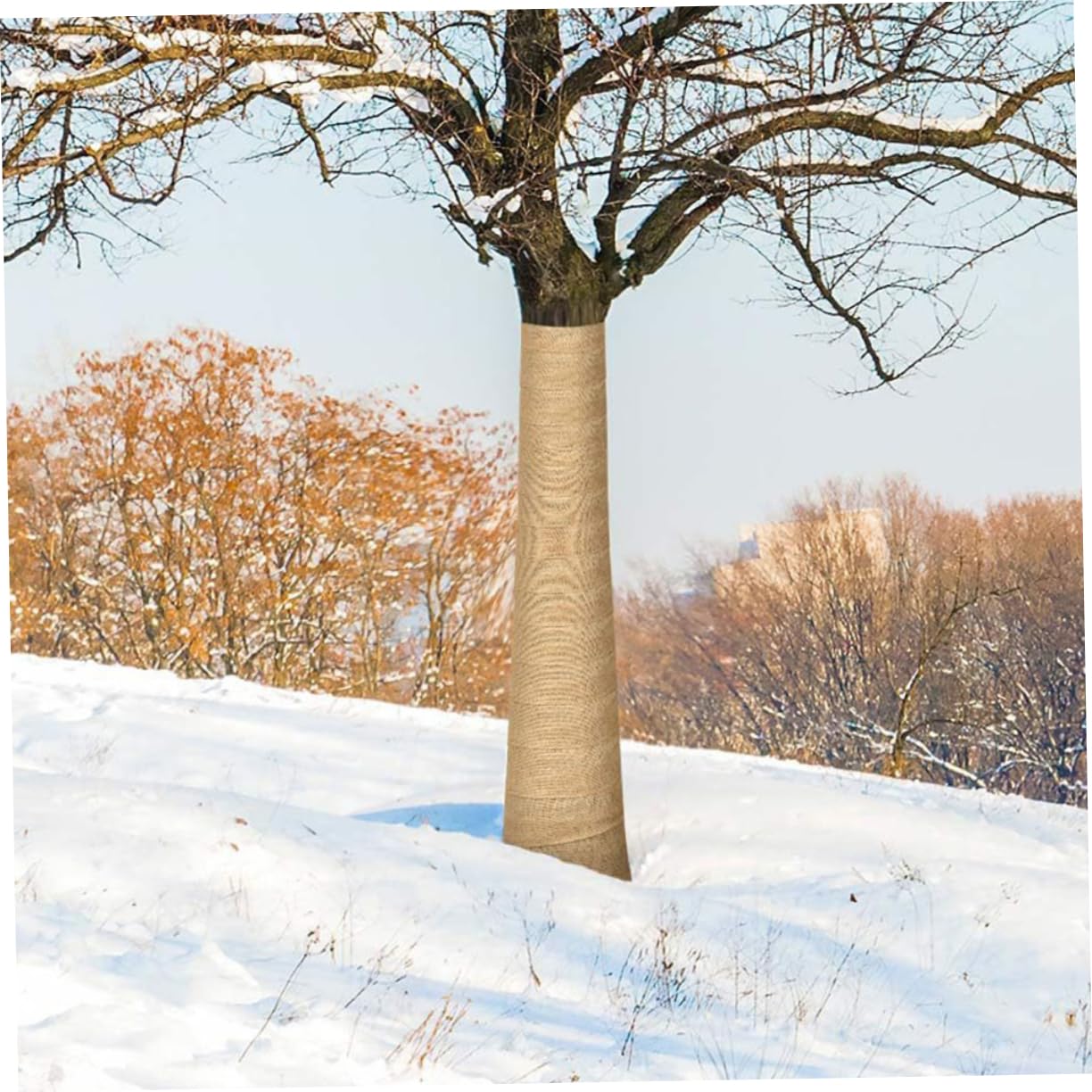 ibasenice 4 di Protezioni per Tronchi D'albero in Pile per Proteggere Gli Alberi dal Sole E dal Calore per Proteggere Il Tronco da Piante Esterne