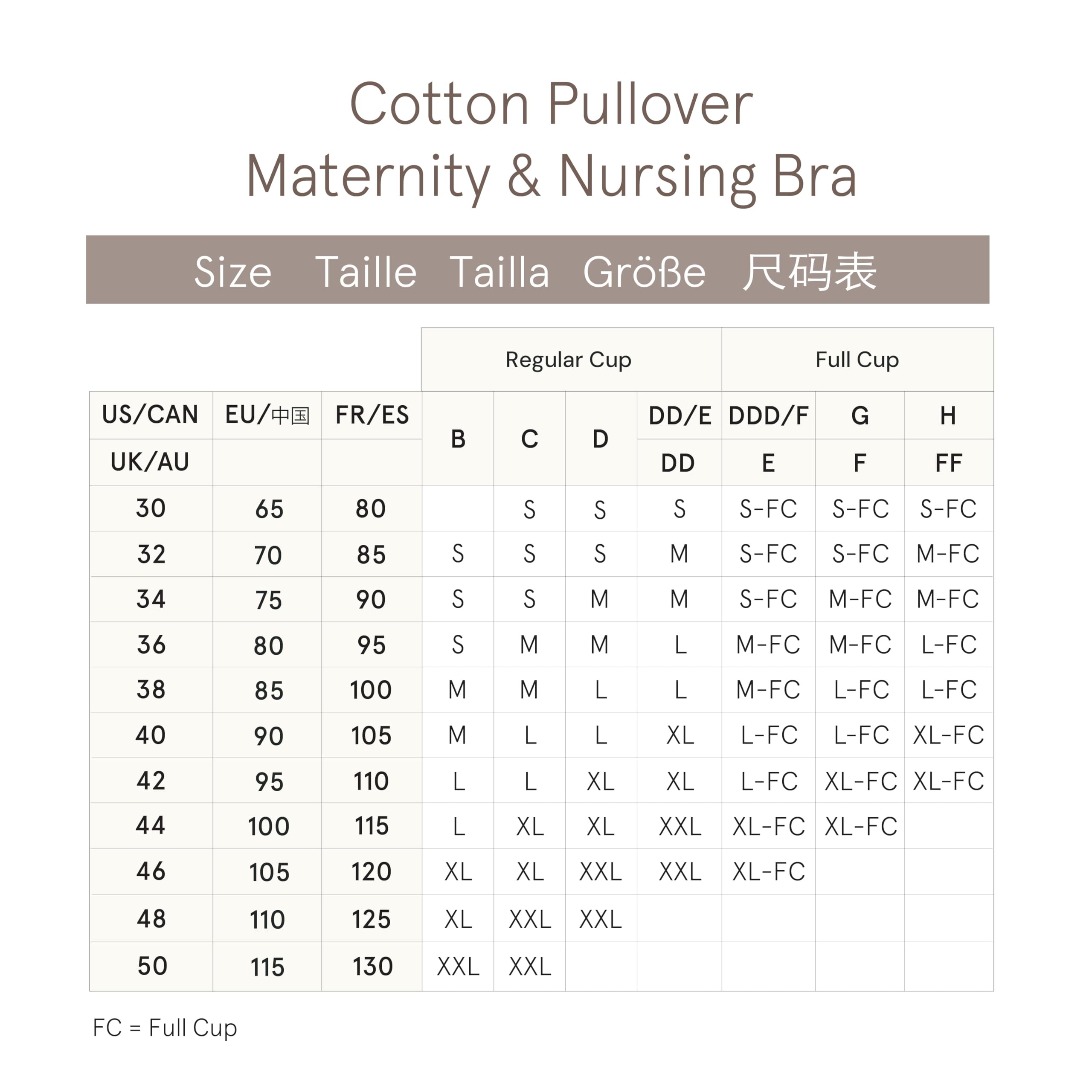 Bravado Designs Reggiseno da donna in cotone per maternità e allattamento, senza fili, copertura completa