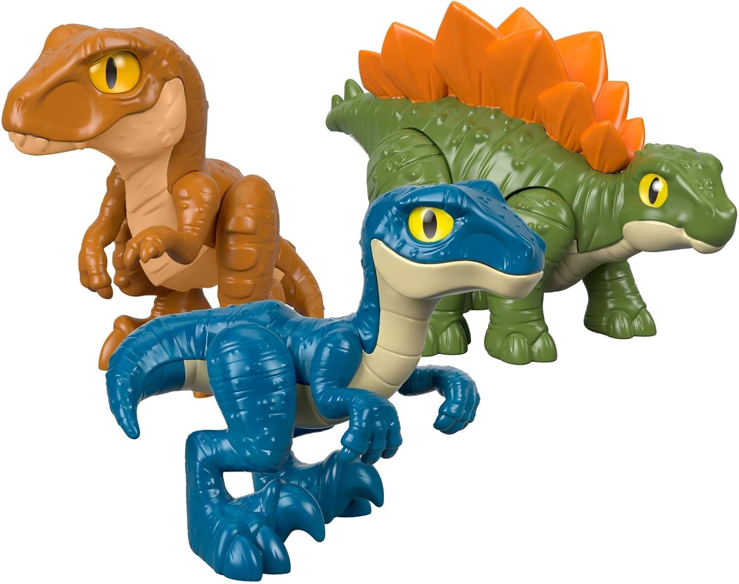 Fisher-Price Imaginext Jurassic World Dinosaur Toys, Hatchlings 6-Piece Figure Set for Pretend Play Preschool Kids Ages 3+ Years