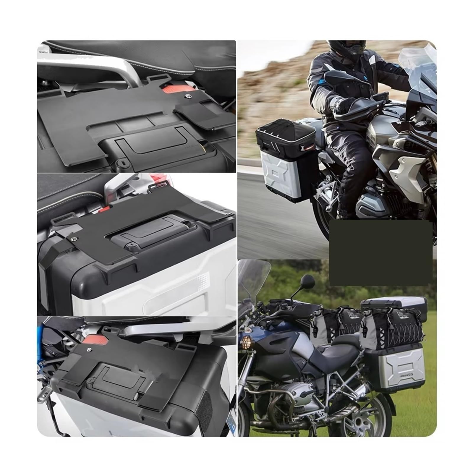Moto Porte-Bagages pour BMW pour Vario pour Valise R1200 1250 GS F850GS F750GS R1200GS pour ADV pour Aventure Porte-Bagages Porte-Bagages Arrière(Top Case Rack)