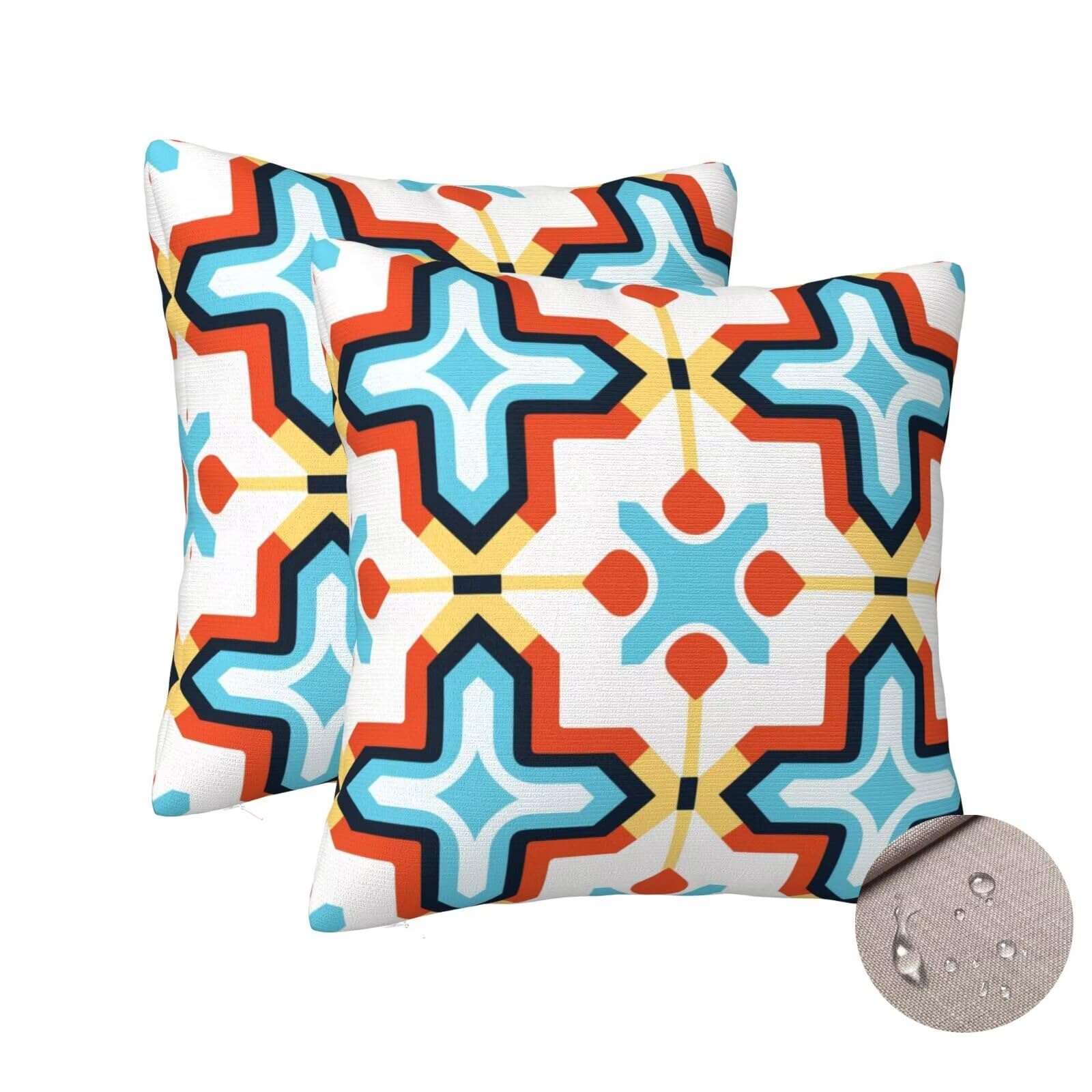 Coussin extérieur jardin bohème 60x60 pour vos soirées de terrasse
