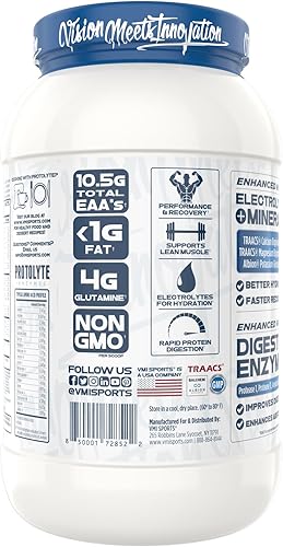 Vista 97 de VMI Sports ProtoLyte Proteína aislada de suero en polvo Proteína de suero baja en calorías en polvo para perder peso Proteína en polvo