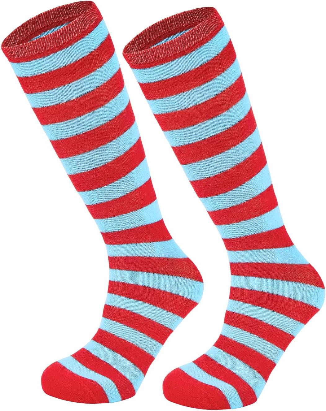Century Star Kids Soccer Socks Toddler Youth Knee High Sock for Boys Girls Striped Cotton Atheleticl Baseball Softbal Socks