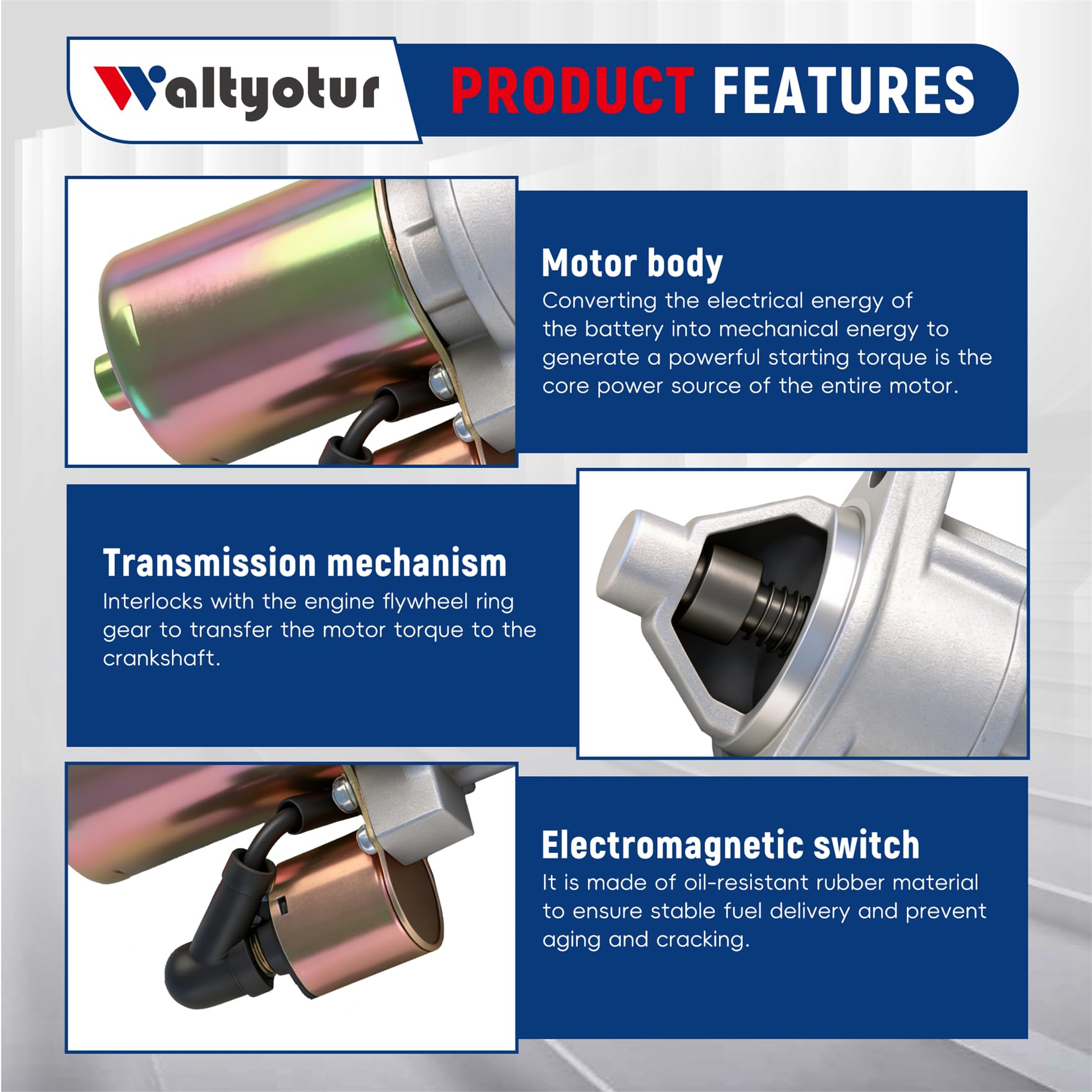 Amazon.com: Starter Motor Replacement for Predator 13HP 420cc