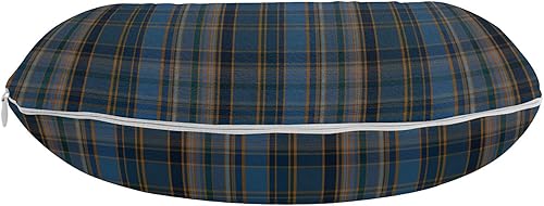 Miniatura 312 de Lunarable Teal Travel Pillow Neck Rest, Aquatic Fauna Theme Hand Drawn Style Various Starfish in Blue Shades, Memory Foam Traveling Accessory for