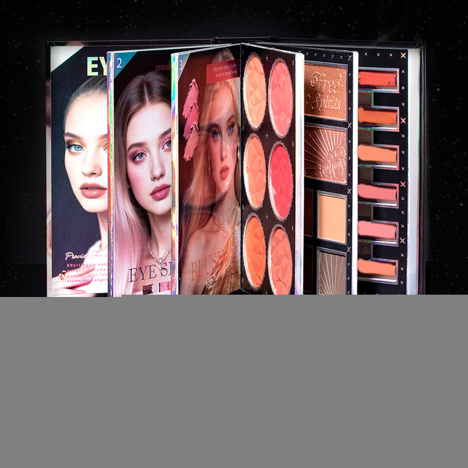 Palette Per Il Viso 48 Colori Ombretti Opachi | Palette Per Illuminante Fard E Rossetto Per Uso Quotidiano Feste Viaggi Vacanze Compleanni Scatti Fotografici Lavoro