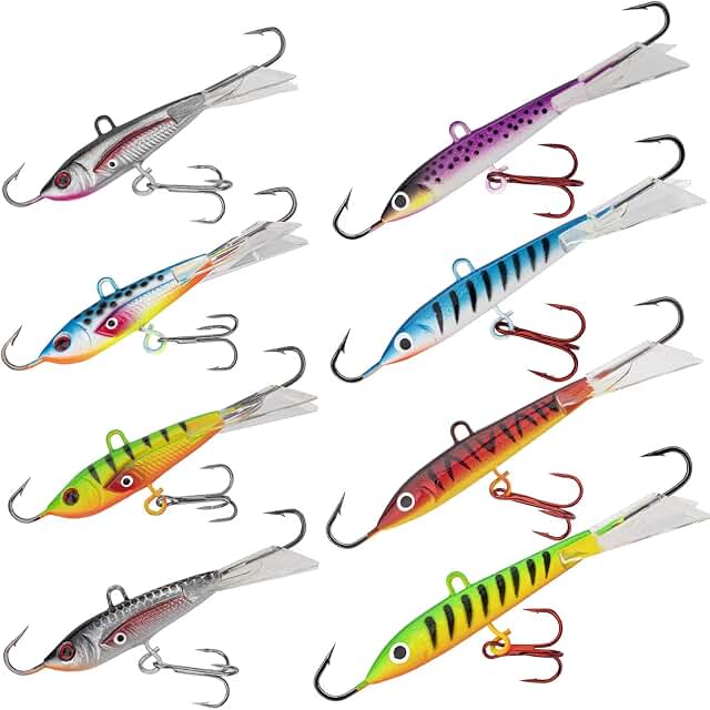THKFISH Ice Fishing Jigs Kit
