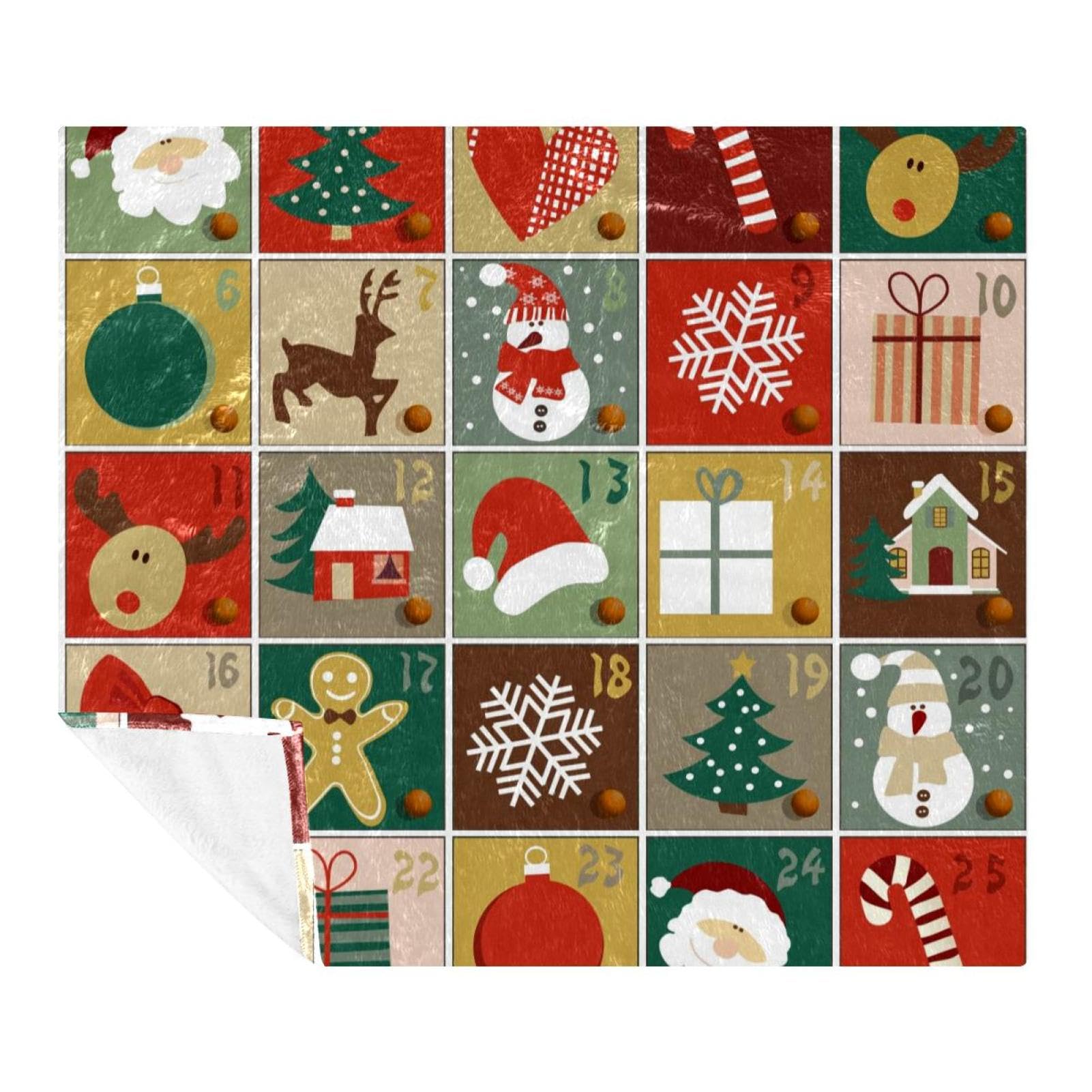 Couverture douce de Noël pour réchauffer vos soirées cinéma sur le canapé