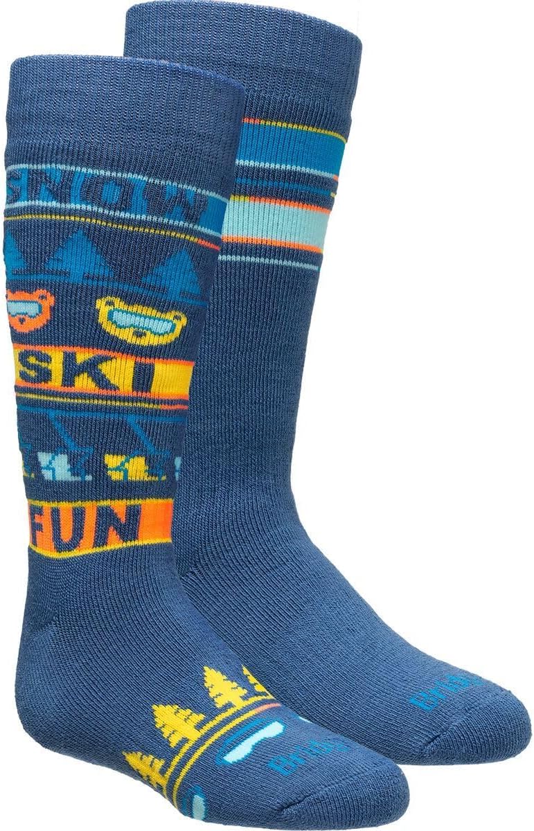 Bridgedale, Ski Merino Sock - 2-Pack - Kids', Blue, M