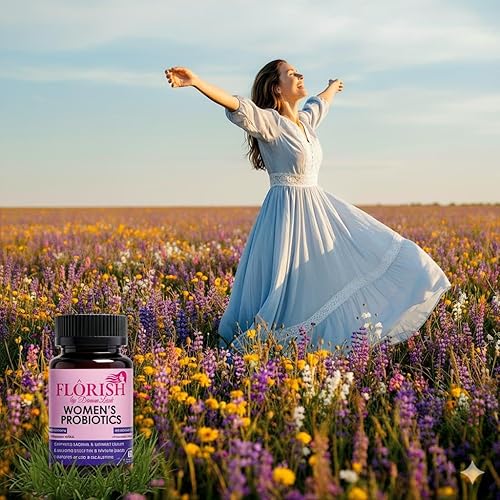 Miniatura 7 de Flôrish - Probióticos vaginales para mujer, soporte diario todo en 1, 100B CFU, 32 cepas  Prebióticos, arándano y D-manosa, equilibrio hormonal, pH