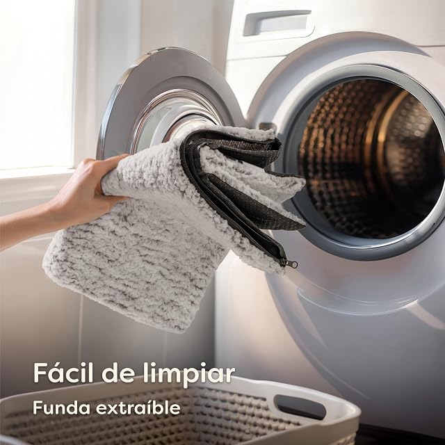 Foto 5 de 7 de Knupis Manta Térmica para Perros - Alfombra Grande 90×60 cm - Funda Lavable - Suave y acogedora