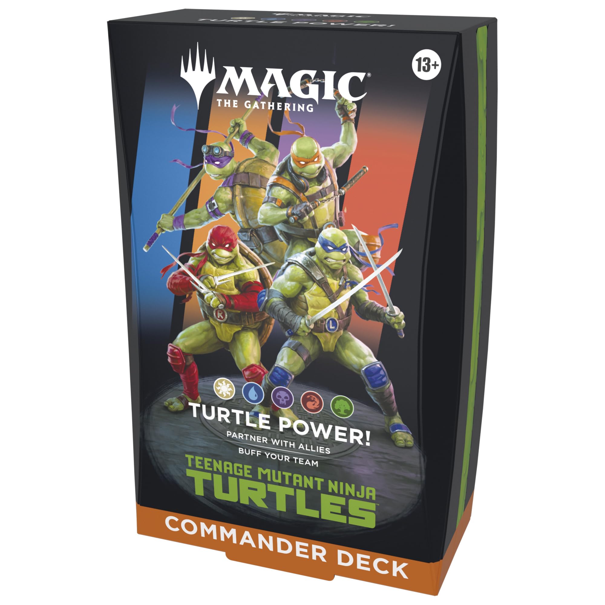 Magic: The Gathering | Teenage Mutant Ninja Turtles - Commander Deck - Turtle Power! | Collectible Trading Card Game - 2