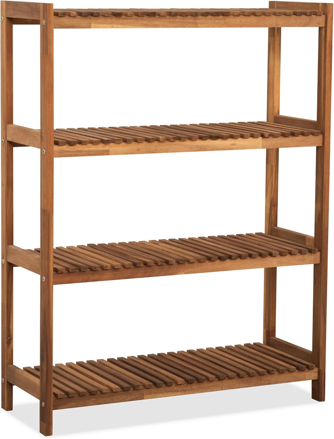 4-Tier Long Acacia Wood Shoe Rack, Wide Natural Shoe Storage Shelf for Entryway, Stackable Wooden Plant Stand Organizer for Closet, Bedroom, Kitchen, Indoor and Outdoor 4-Tier Long Acacia Wood Shoe Rack, Wide Natural Shoe Storage Shelf for Entryway, Stackable Wooden Plant Stand Organizer for Closet, Bedroom, Kitchen, Indoor and Outdoor