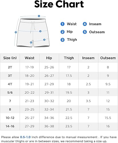 Miniatura 6 de maamgic Traje de baño para niños con forro de compresión, elástico en 4 direcciones, secado rápido, pantalones cortos de natación para niños pequeños