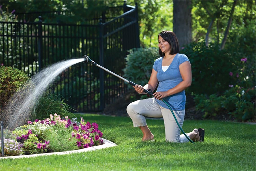 Orbit 58674Z 10 Pattern Front Trigger Turret Wand, 1, Black : Watering Wands : Patio, Lawn & Garden