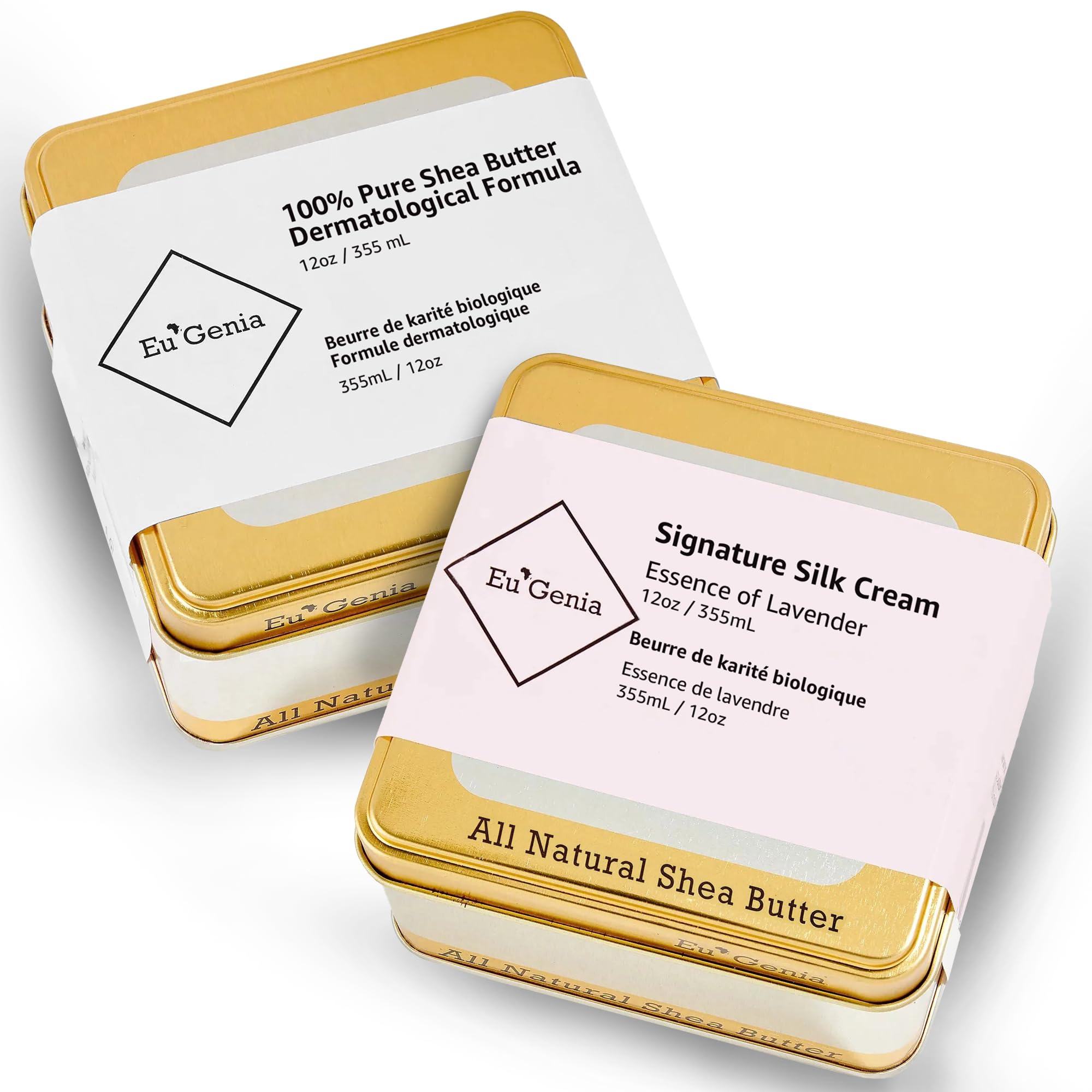 Eu'Genia 12oz Dermatological + 12oz Silk Cream in Lavender