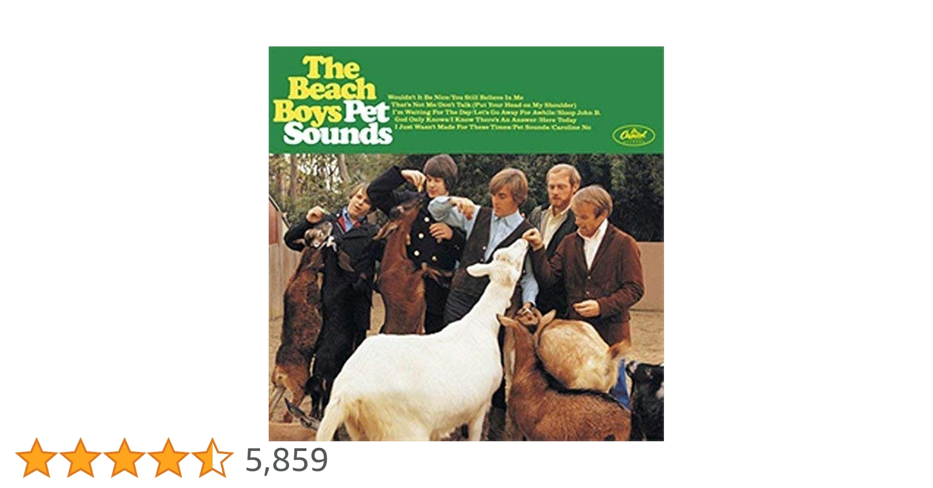 【新品】THE BEACH BOYS『ペット・サウンズ 50周年 デラックス版』 Amazon.co.jp: ペット・サウンズ - ビーチ・ボーイズ: ミュージック