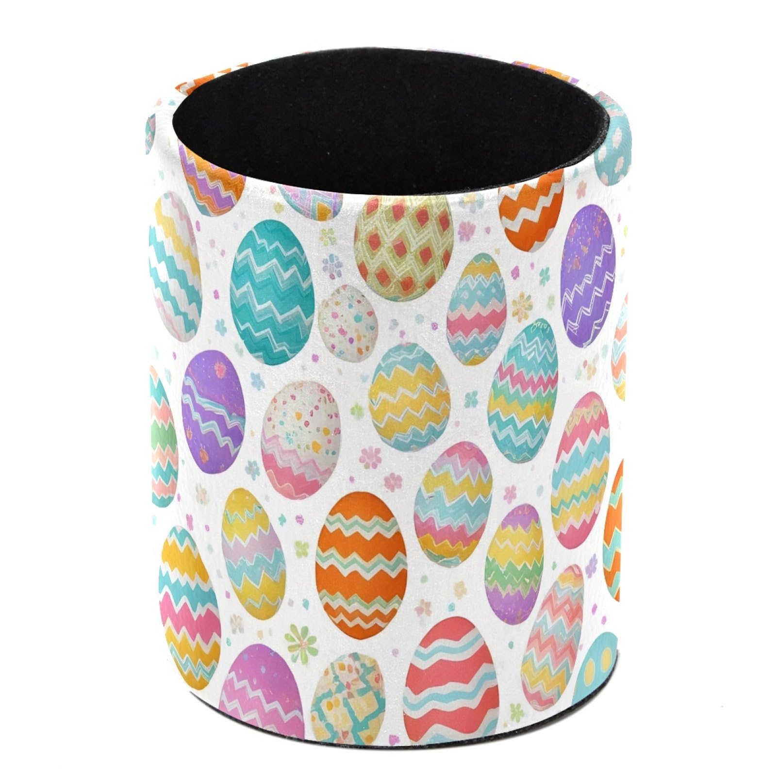 FWJZDSP Easter eggs Pencil Cup Pen Organizer Makeup Brush Holder for Office Home Countertop Desk Accessory Storage