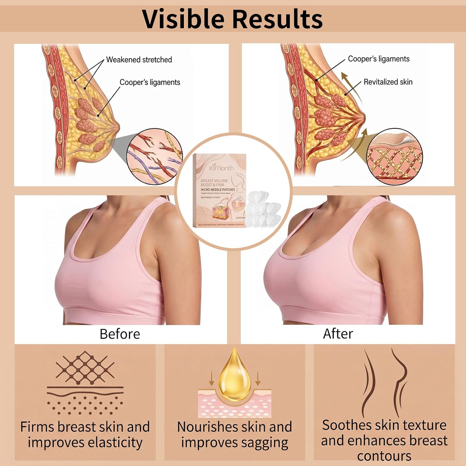 Breast Boost,Natural Enhancement & Lifting Patch thumbnail
