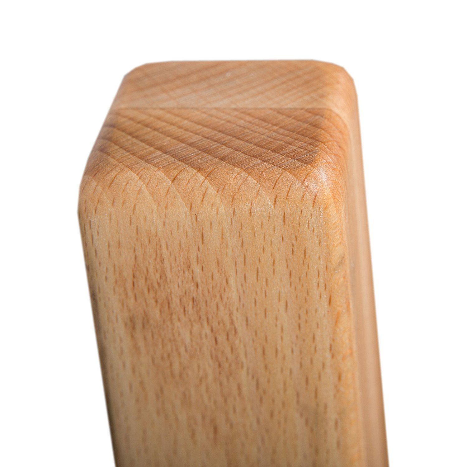Staboos Hocker DOC Buche Natur geölt mit Eingriff, 35 x 35 x 45 cm, bis 120 kg