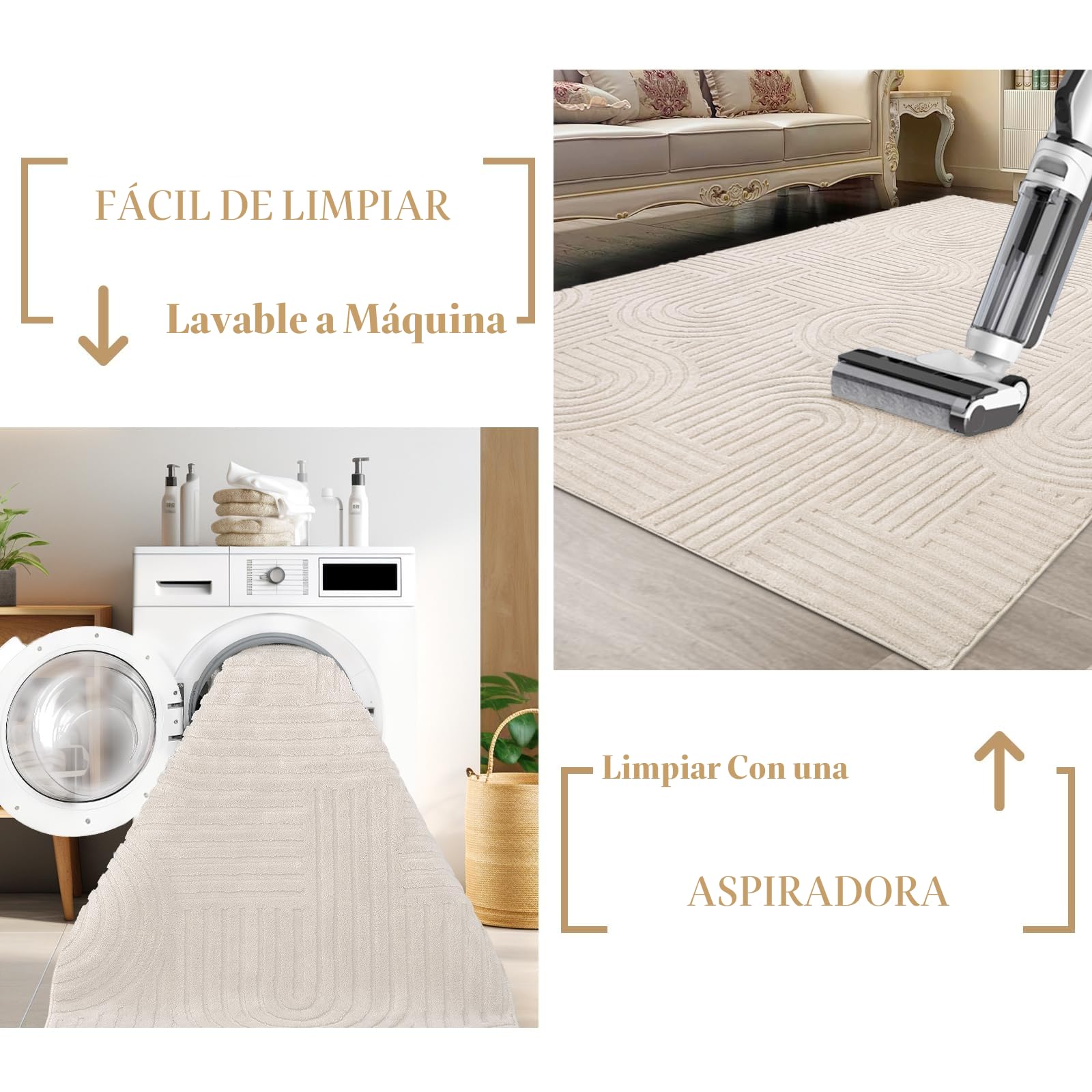 Enyhom Alfombras Salon Moderna120 x 160 cm, Súper Suave Esponjosa Alfombra Habitacion y Tapete Quarto Efecto 3D Fácil de Limpiar, No se Desprenden, Antideslizante Tapete Sala para Dormitorio, Comedor
