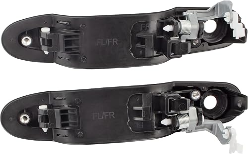 Miniatura 3 de BOXI Juego de 7 manijas de puerta trasera delantera trasera izquierda derecha para Toyota Sienna negro+beige 80850 80357 80359 80533 80504 79600