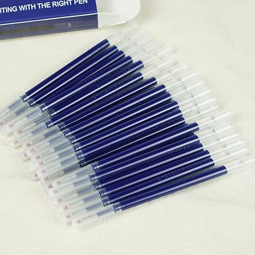 Miniatura 7 de 24 recambios de tinta de gel negra retráctil, tinta negra de punta de 0.020 in