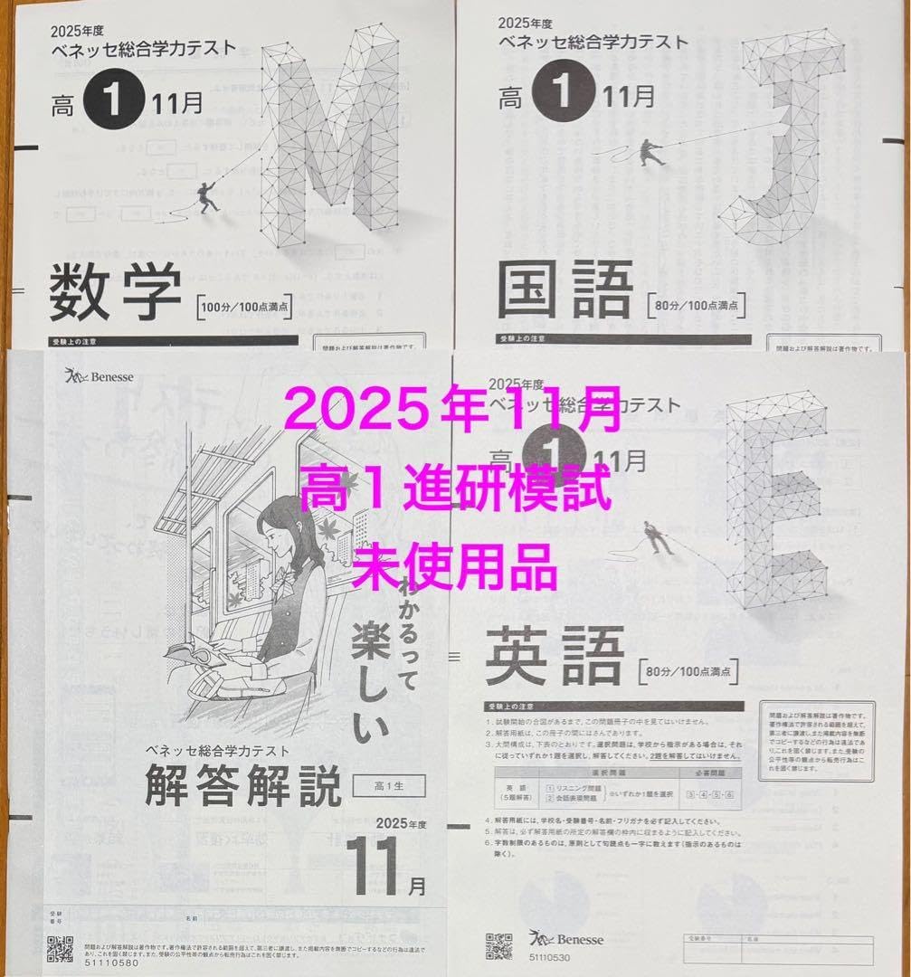ベネッセ総合学力テスト高１　2025年11月　進研模試 2025年11月高1年 進研模試 オンライン 総合学力テスト ベネッセ 過去