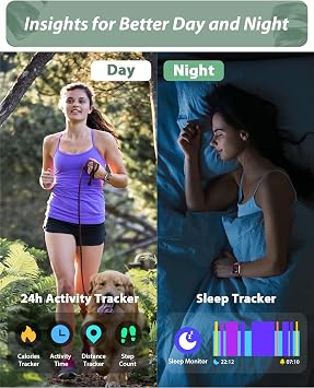Smart Watch for Women, Answer/Make Call, Alexa Built-in 1.8 HD Fitness Watch with Heart Rate SpO2 Sleep Tracker, Ladies Smartwatch for iPhone Samsung Android, 120 Sport, 3ATM Waterproof Step Counter