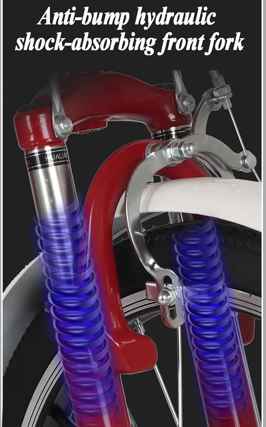 Folding Pedal Tricycle with Shock Absorbing Fork,Tandem Tricycle with Rear seat,Elderly Adult Scooter Tricycle with Sensitive Brake,Cargo and Passenger trikes (Black 20 in)