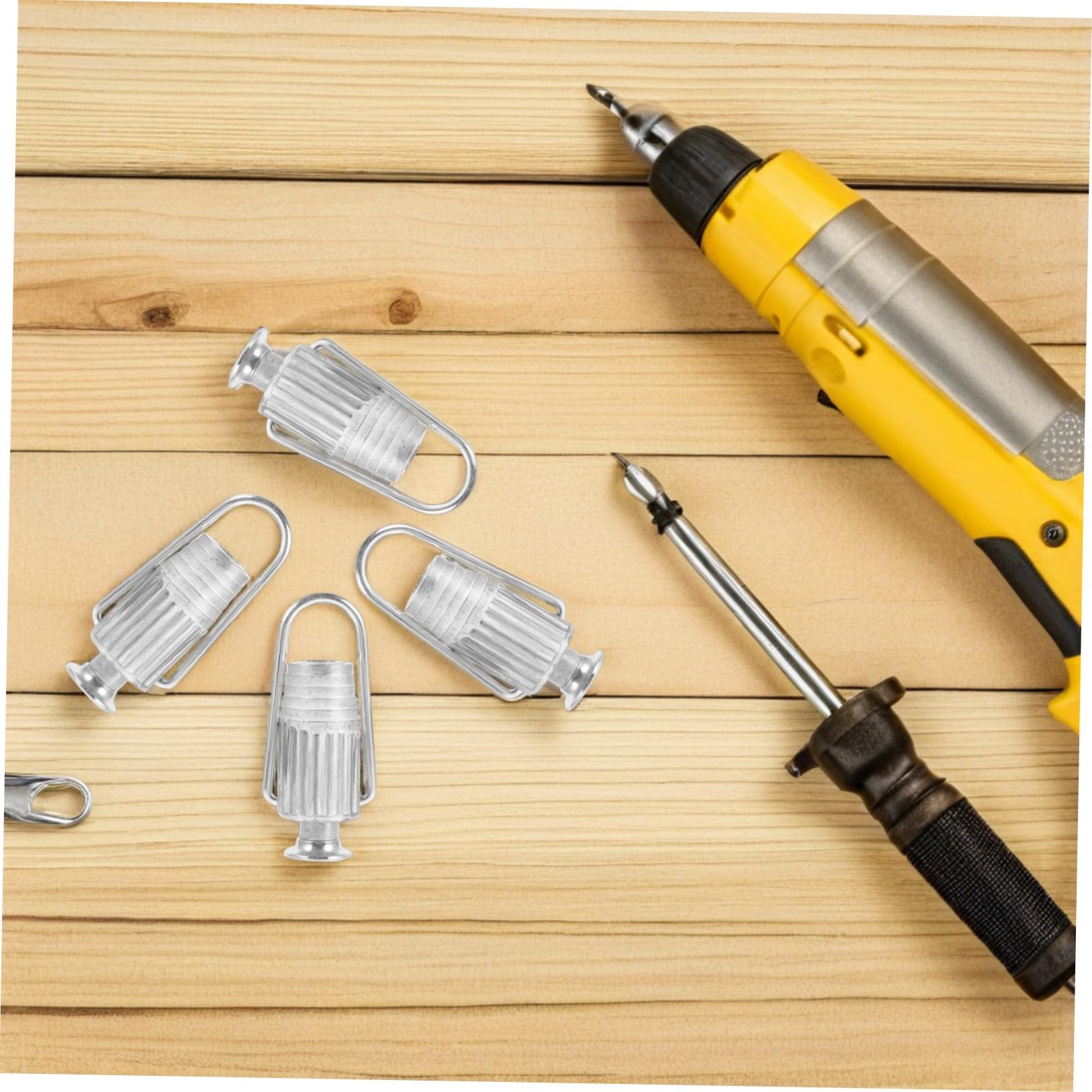 Gadpiparty 5stücke Wäscheleinenspanner aus Aluminium Drahtklemme für Wäscheleinen Leinenspanner zum Einfachen Befestigen im Garten Balkon Metall-wäscheleinespanner für Outdoor-nutzung