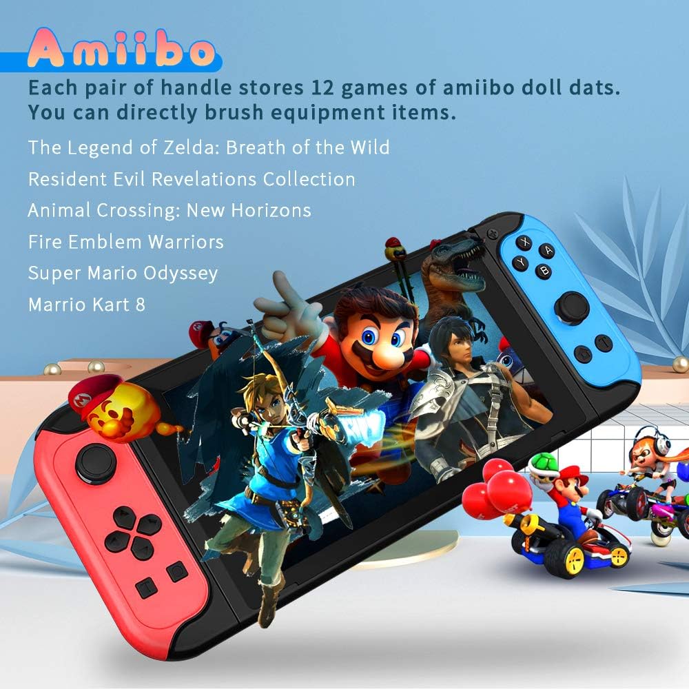 Weekly Top Sale PUNWEOS Wireless Switch Controller for Nintendo Switch/Switch Lite,Joypad Controller with Turbo Button Ergonomic Hand Joypad Joystick Remote Replacement for Switch Controller-Red&Blue One-Day Sale: Up to 60% Off PUNWEOS Wireless Switch Controller for Nintendo Switch/Switch Lite,Joypad Controller with Turbo Button Ergonomic Hand Joypad Joystick Remote Replacement for Switch Controller-Red&Blue