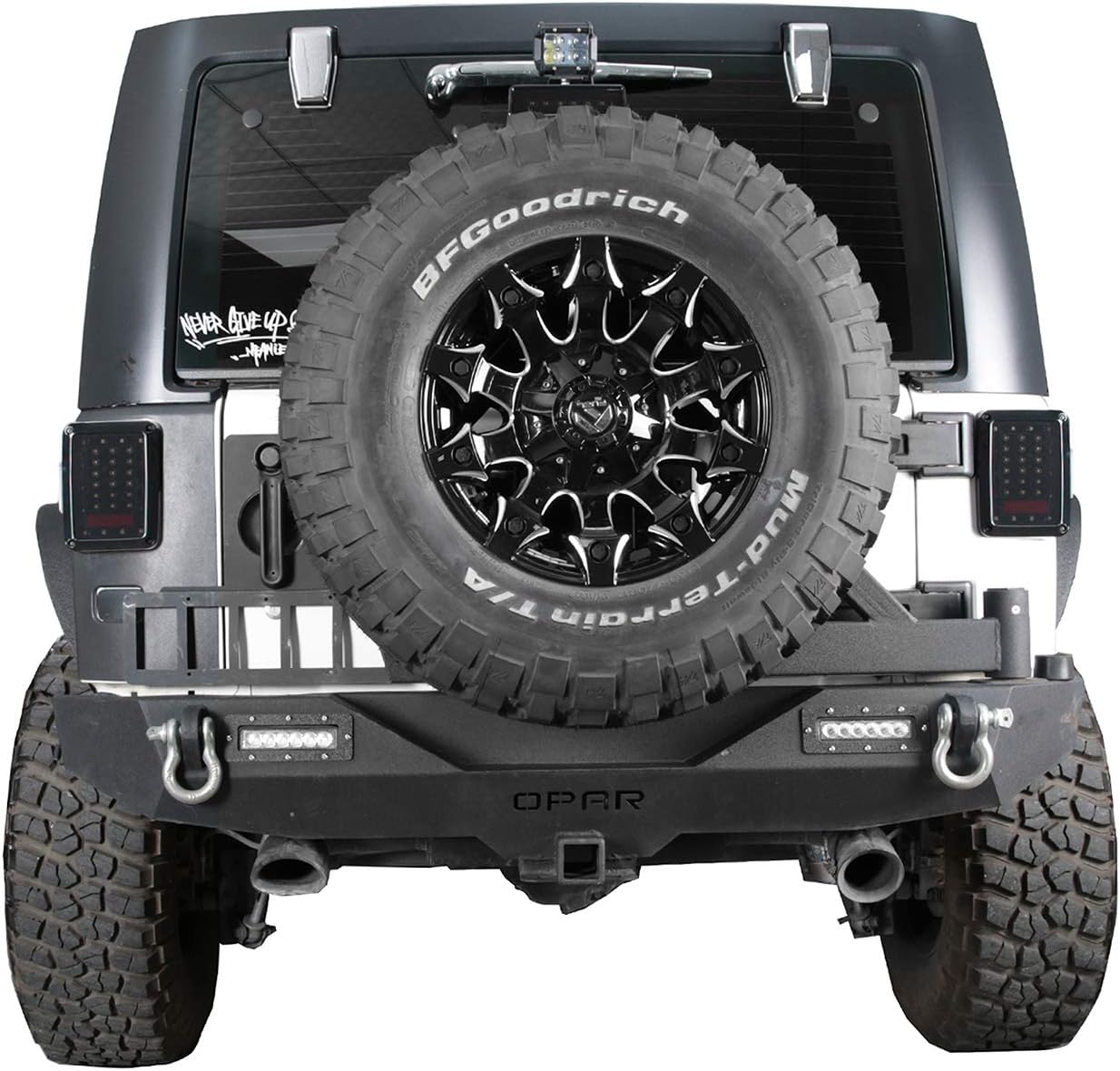 u-Box Wrangler JK Tail Light Smoked LED w/Brake Light & Turn Signal for Jeep JK Wrangler & JKU Unlimited 2007-2018