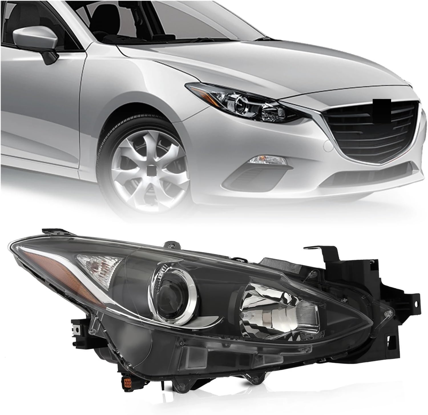 マツダ アクセラ（MAZDA3）純正ヘッドライト 左右セットです。 マツダ アクセラ（MAZDA3）純正ヘッドライト 左右セットです。 マツダ