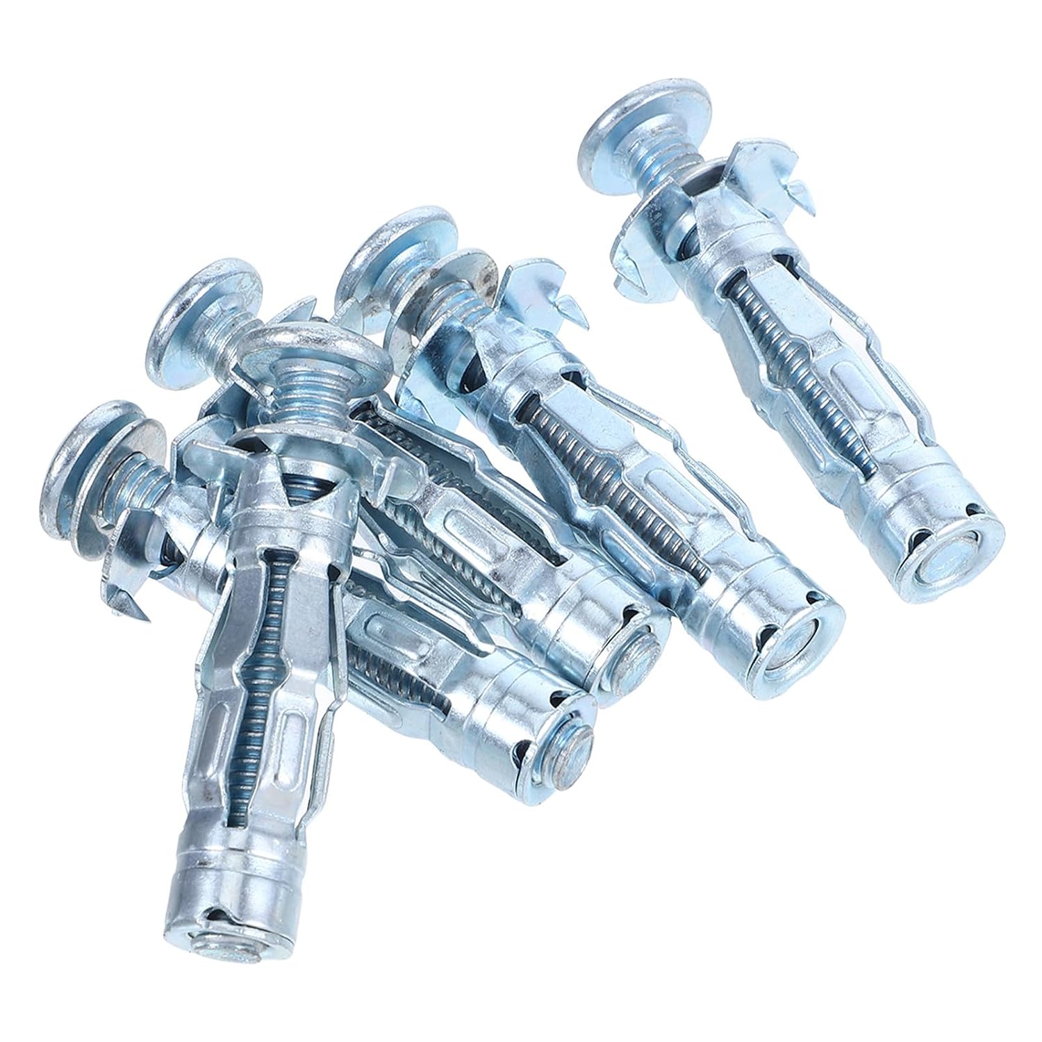 M6 Hollow Wall Anchors 5pcs Carbon Steel for Secure Mounting