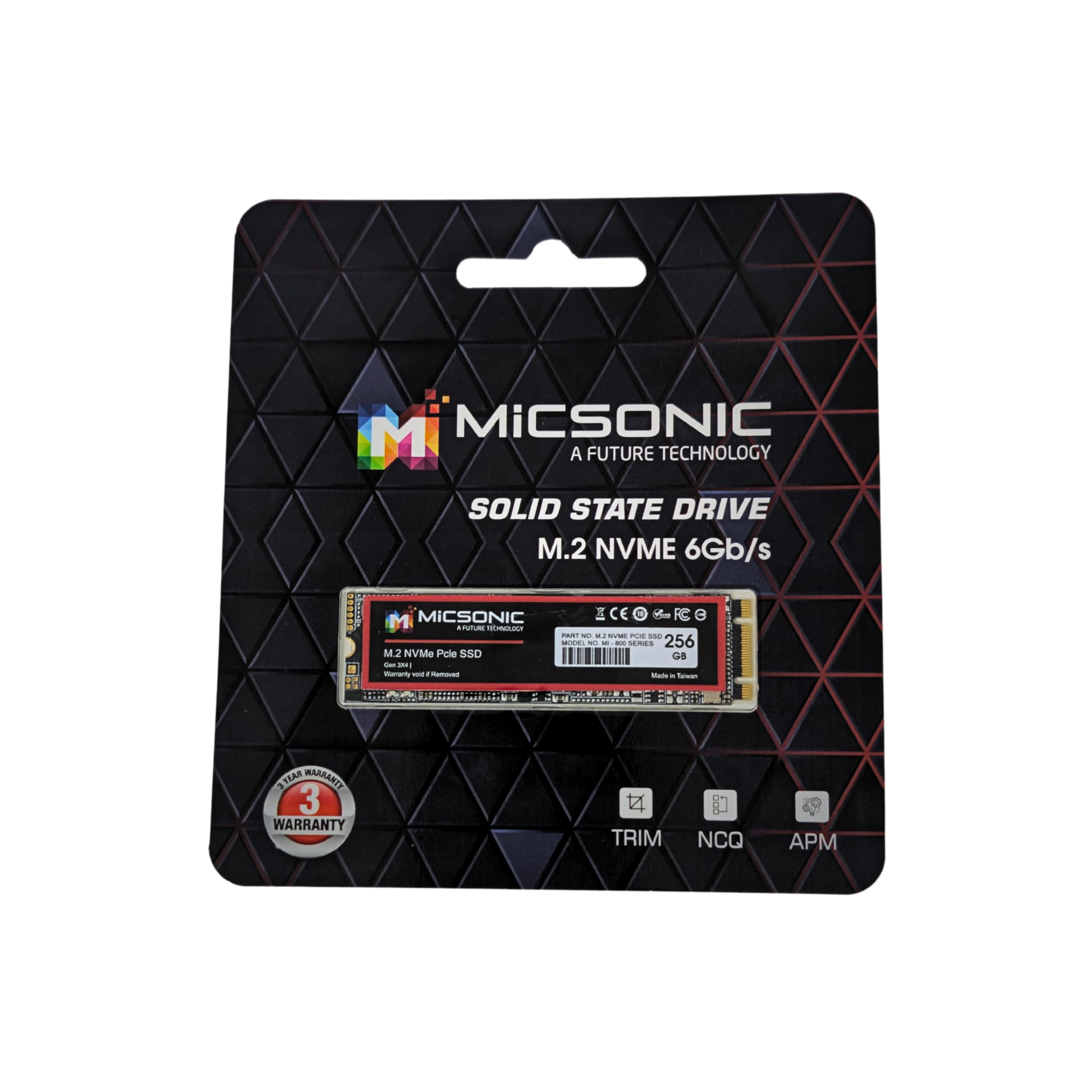 Amazon.in: Buy MICSONIC M.2 NVMe 256GB SSD Mi-800 Series 6GB/s