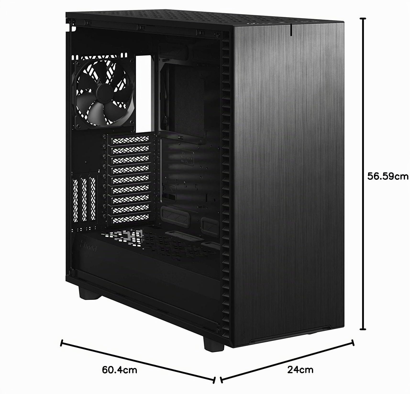 Fractal Design Define 7 XL Black Solid Brushed Aluminum/Steel E-ATX Silent Modular Full Tower Computer Case