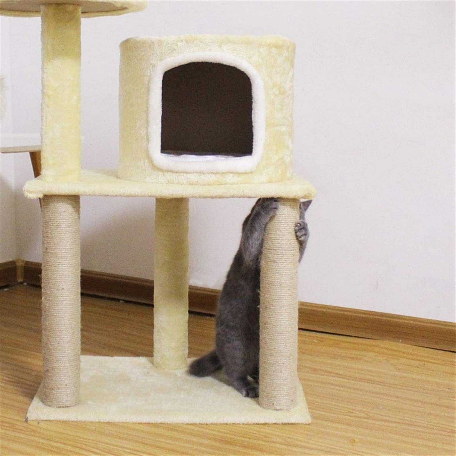 Drzewo dla kota Kot Clim e 83cm Stojak na drzewo dla kota Meble domowe dla kota Aktywność Kociaka Tower Center Produkty dla zwierząt Produkty do stylu życia dla zwierząt Meble do zabawy dla zwierząt