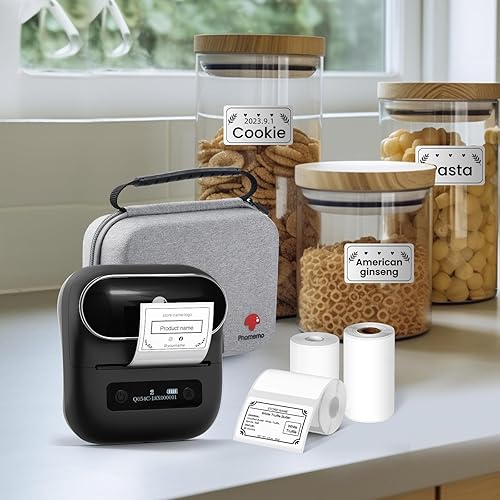 Miniatura 7 de Phomemo Estuche rígido de EVA para impresora etiquetadora M110/M120/M150/M220/M250/M100/M221, TP31 Impresoras de plantillas de tatuajes - Soporte