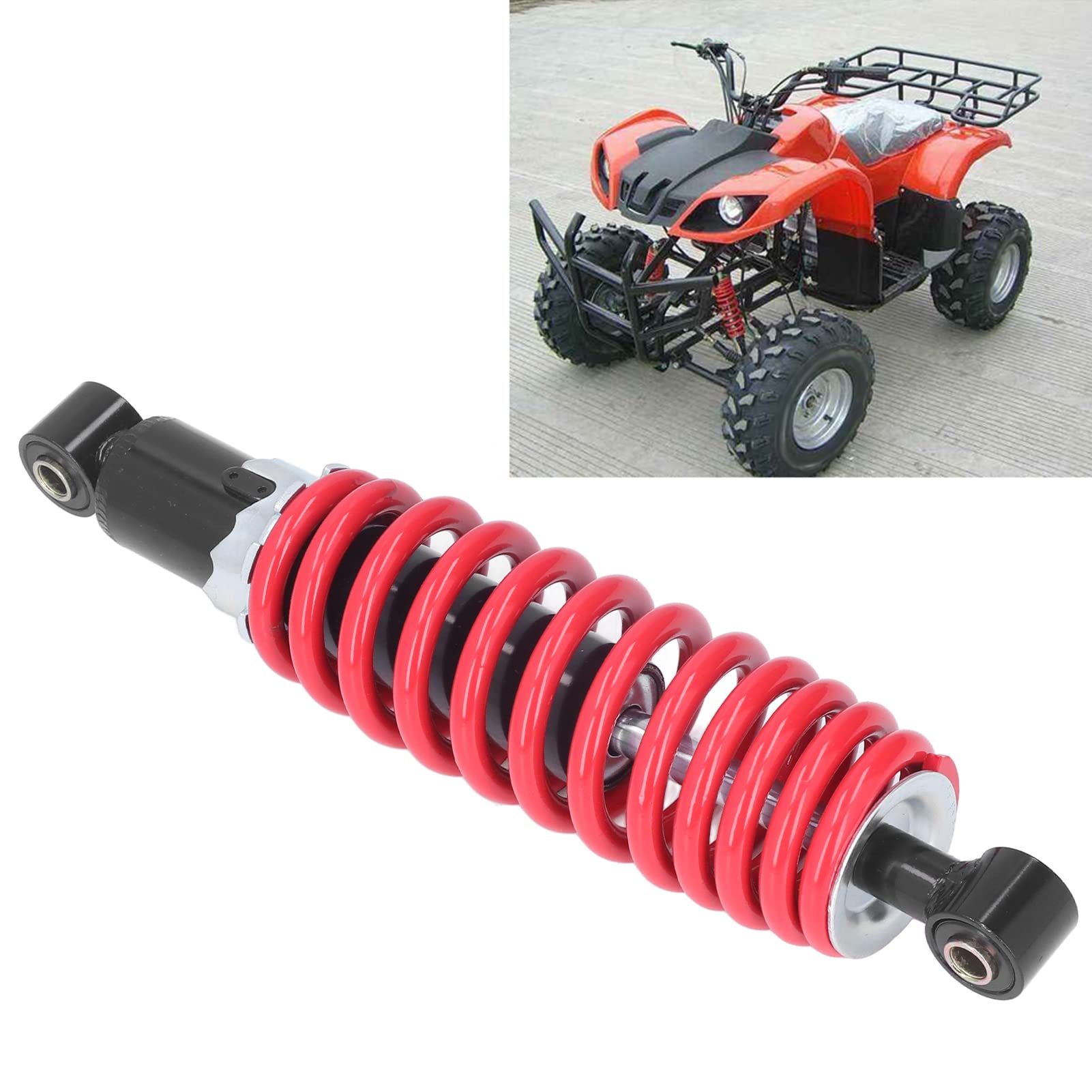 Amortyzator motocyklowy 305 mm, 5-biegowy amortyzator sprężynowy z regulacją prędkości do motocykla terenowego ATV 50cc-125cc