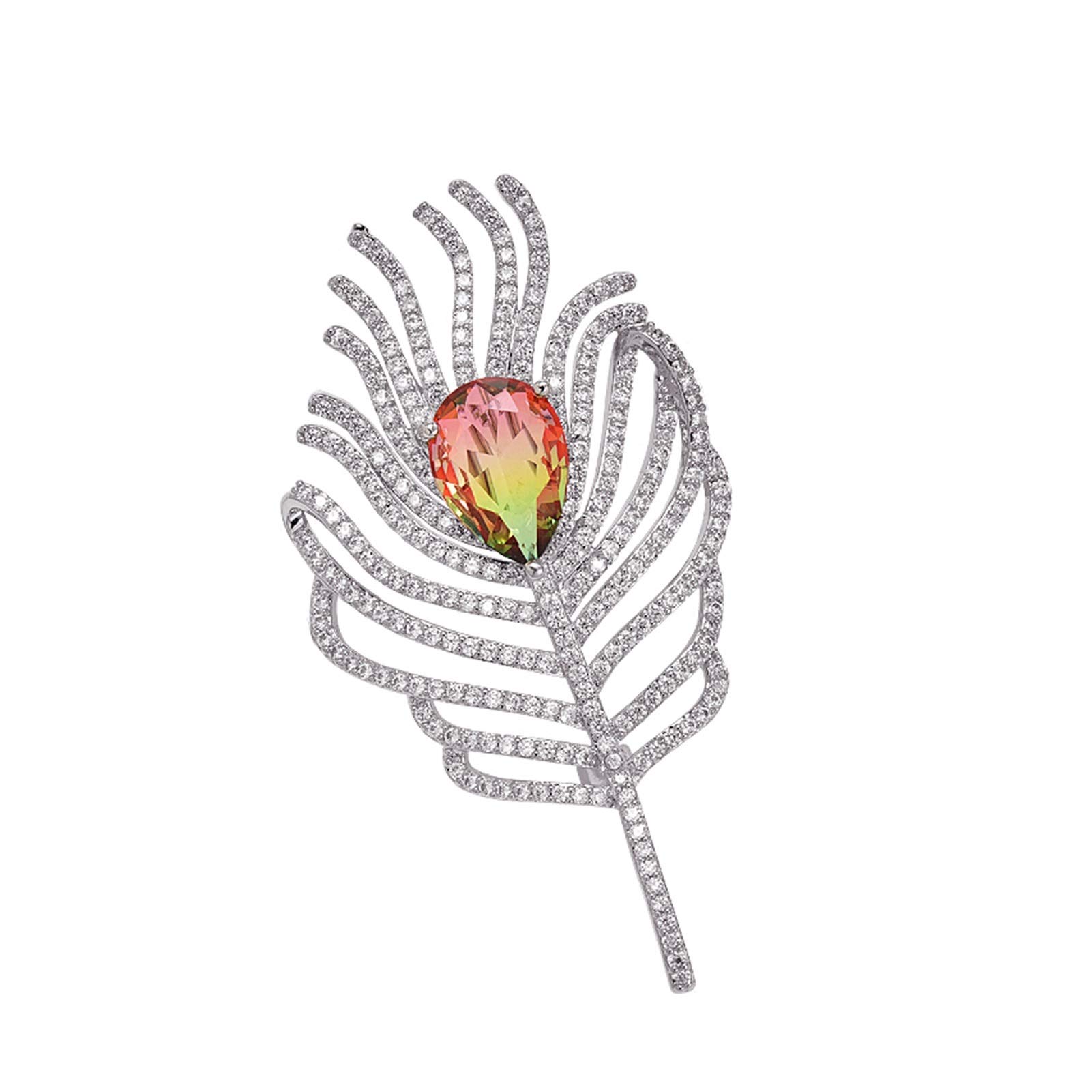 Broszka oryginalny Design broszka damska wysokiej klasy kolorowy diamentowy stanik Temperament akcesoria dekoracyjny stanik na szyję ze sprzączką