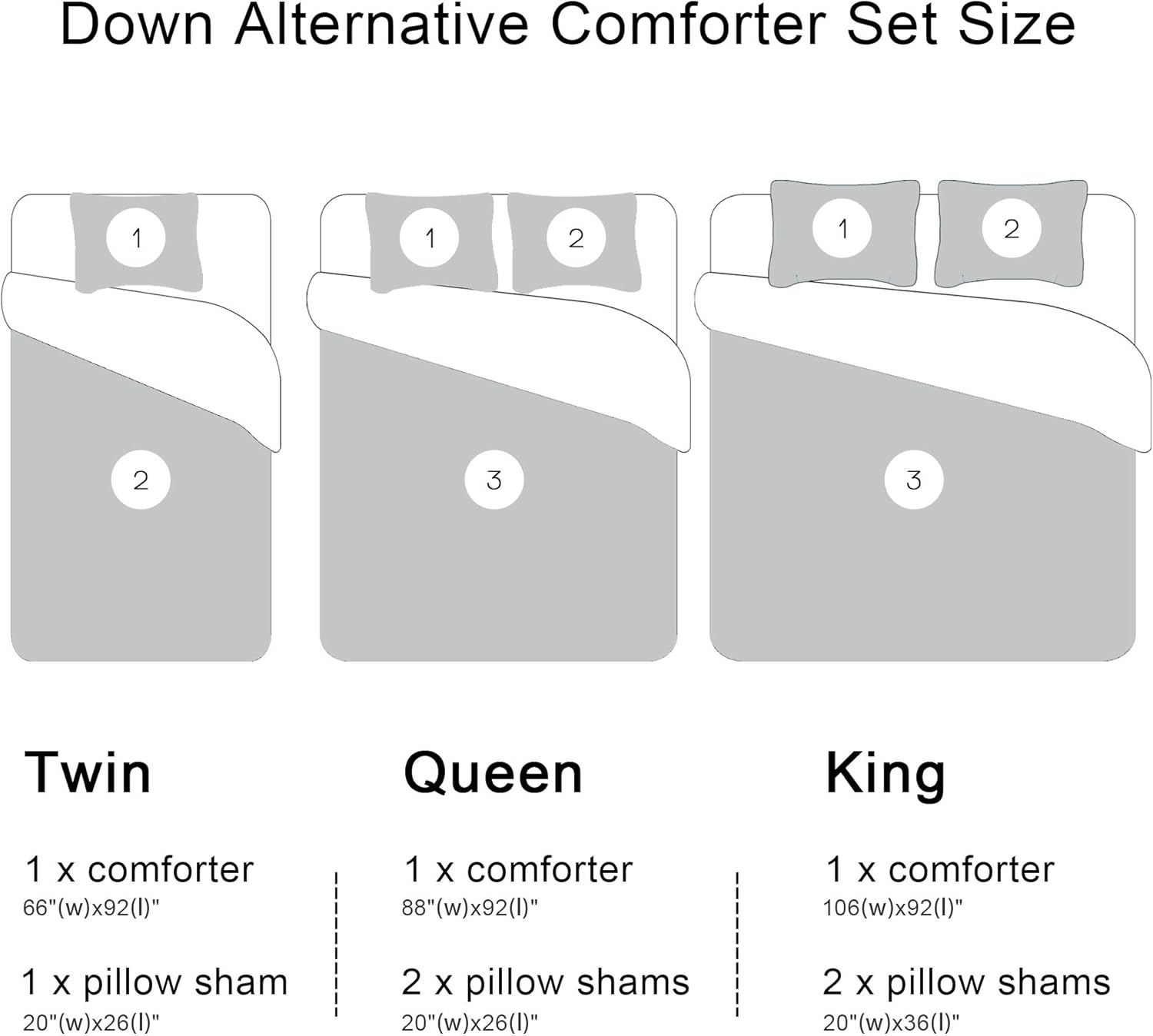 downluxe Lightweight Solid Comforter Set (Queen) with 2 Pillow Shams - 3-Piece Set - Red and Black - Down Alternative Reversible Comforter : Home & Kitchen