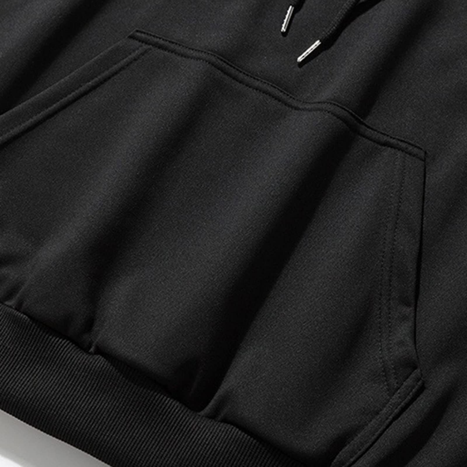 Sudadera con capucha para hombre, corte holgado, con bolsillo canguro