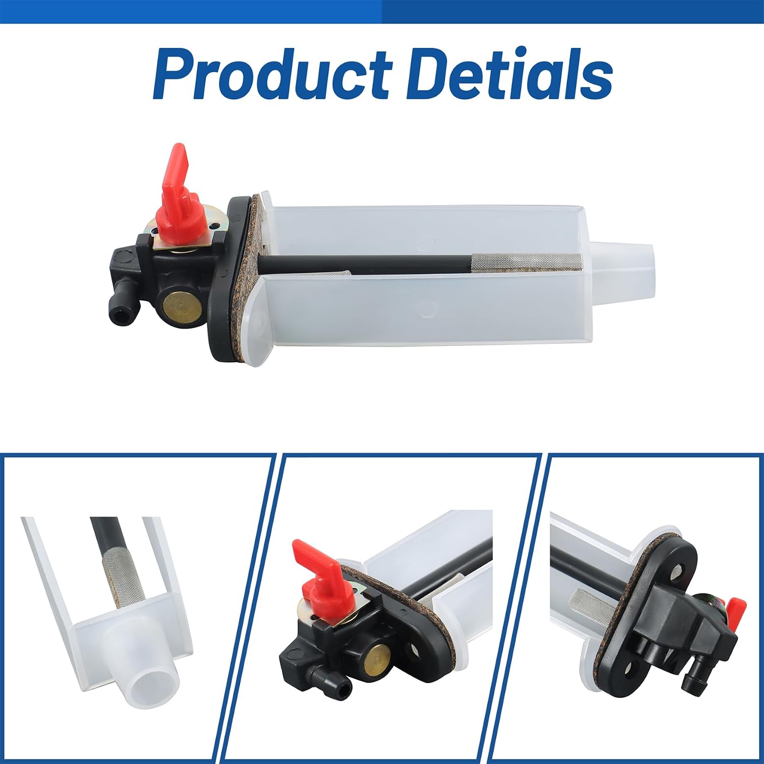 WFLNHB Petcock Fuel Shut Off Valve Replacement for Polaris Big Boss Magnum Scrambler Trail Blazer Sport Sportsman 300 400 425 250 350 500